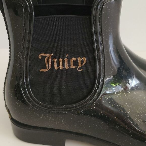 Juicy Couture Rori Women’s Rain Boot Booties Shoes Size 10 - Picture 2 of 9